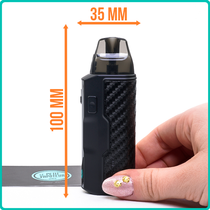 Dimensions du Pod Pulz Pro Aspire